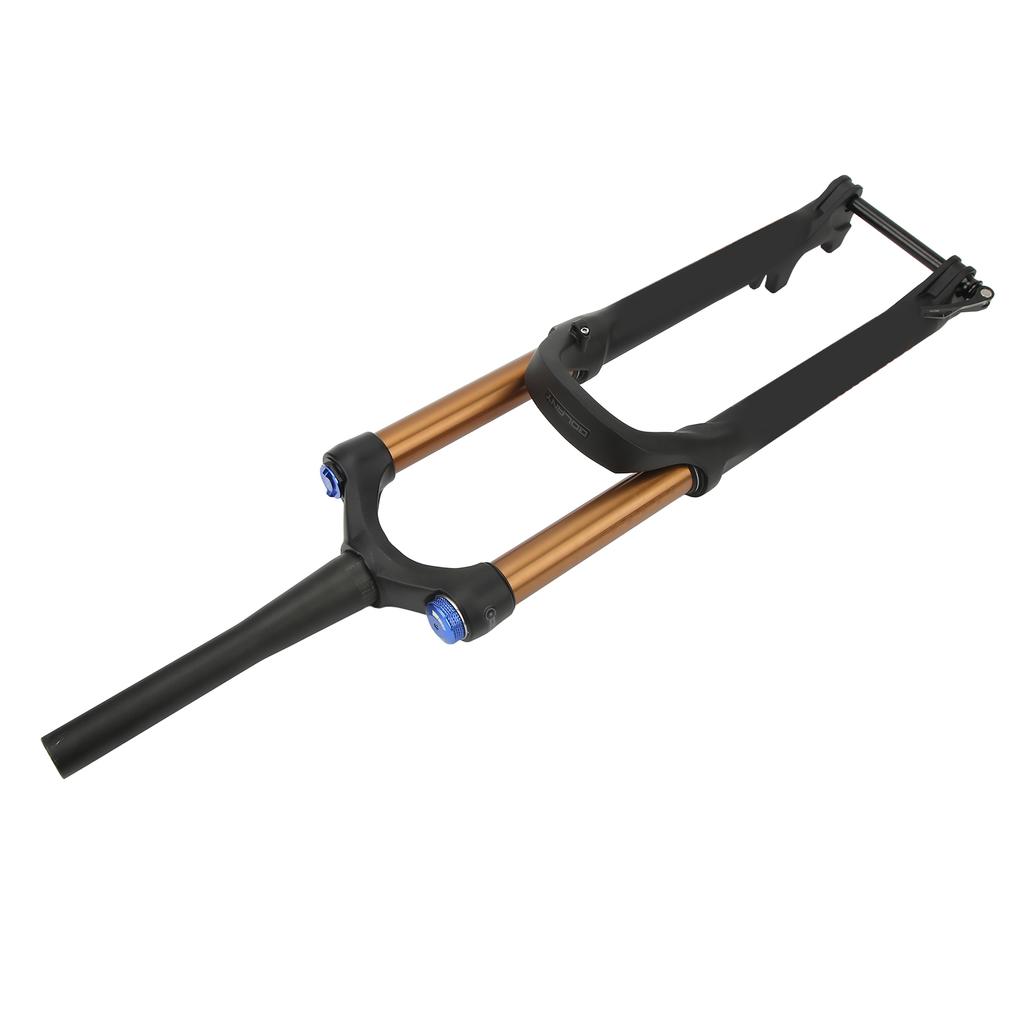 27.5 Inch Mountain Bike Suspension Fork 175mm Stroke Bicycle Front Fork Tapered Steerer Manual Lockout Gold