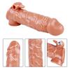 MoDi Vibrator for Men Penis Enlargement Sleeve Cover Case Cock Header Enlargement Extension Enhancement Men Silicone Condom Sex Toy