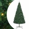 Christmas Tree with Decorative Lights Green 400 Cm PVC