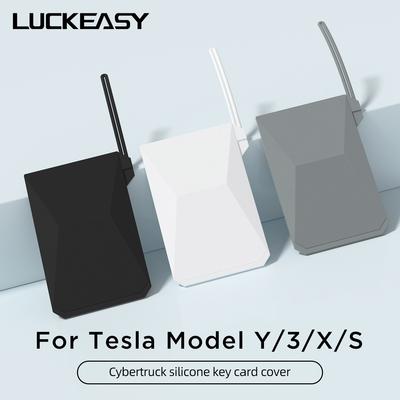 Für Tesla Model 3 Y Silikon Schlüsselkartenhülle Model X Model S Cybertruck Schlüsselkartenhalter Schutzhülle Autozubehör 1 Stück