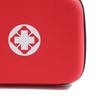 Empty First Aid Bag Waterproof Large Capacity Portable Red Hard Shell Medical Medication Organizer Bag for Outdoor