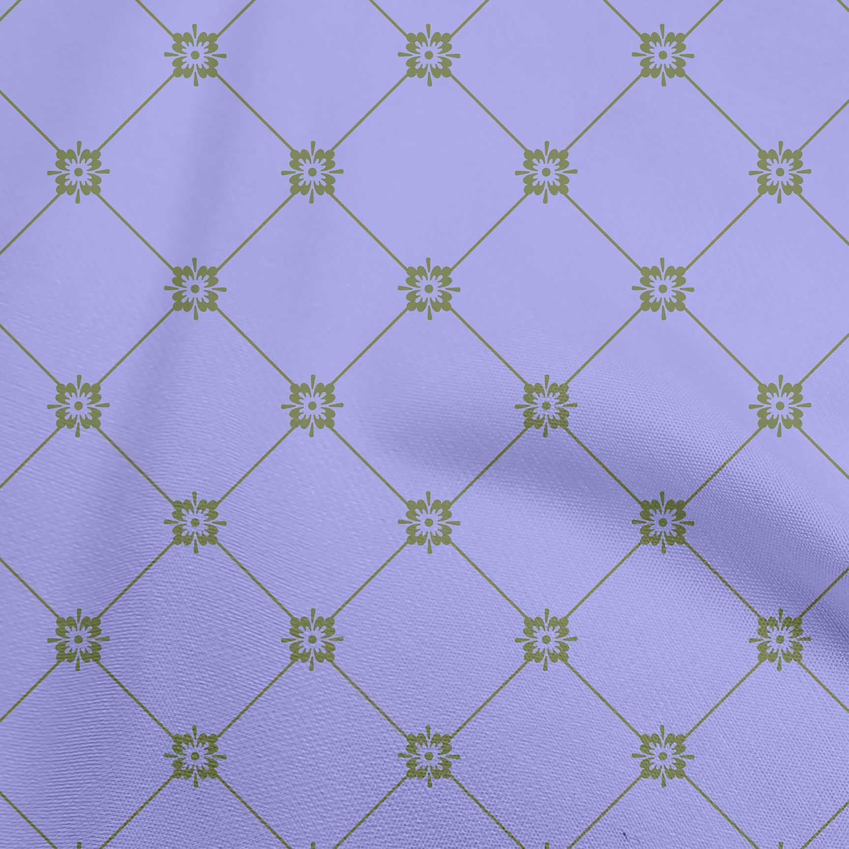 

OneOone Cotton Flex Grey Fabric Asian Block Швейні Ремісничі проекти Друк на тканині 40 дюймів 42 Inch Wide - Viscose Chiffon середній фіолетовий колір