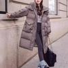 Medium and long down jacket women's duck down winter 2024 new women's down jacket fashion high-end women