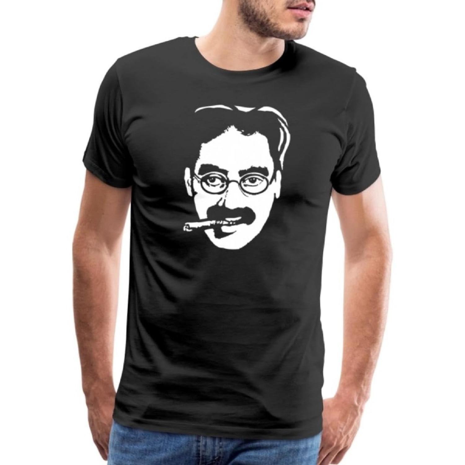 Spreadshirt Groucho Marx Portrait Men s Premium T-Shirt S