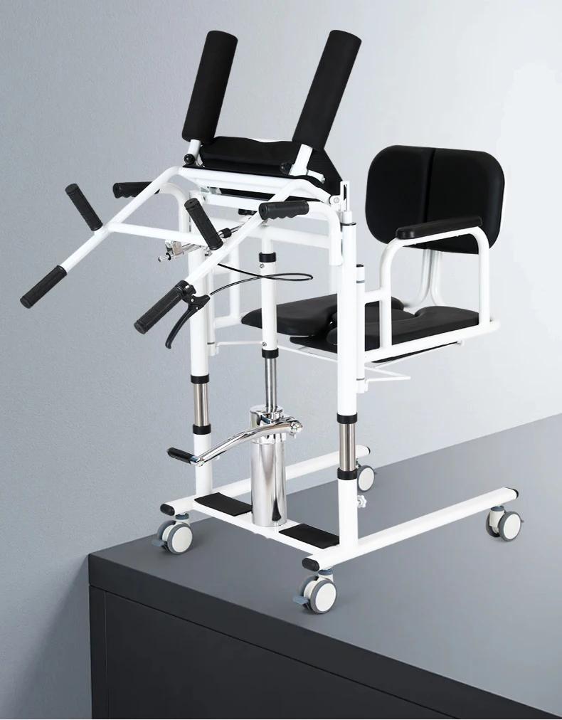 Multifunktionale Toilettenstuhl für ältere Menschen Patientenhebe-Transferstuhl Hebe-Transferstuhl für ältere Menschen