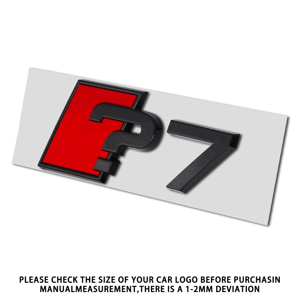 1PC Aluminum ?3 ?4 ?5 ?6 ?7 ?8 ?3+ ?4+ ?5+ ?6+ ?7+ ?8+ Emblem Car Trunk Logo Sticker For Audi A3 8P S3 8V A4 B8 B6 B7 A6 C6 C5 S