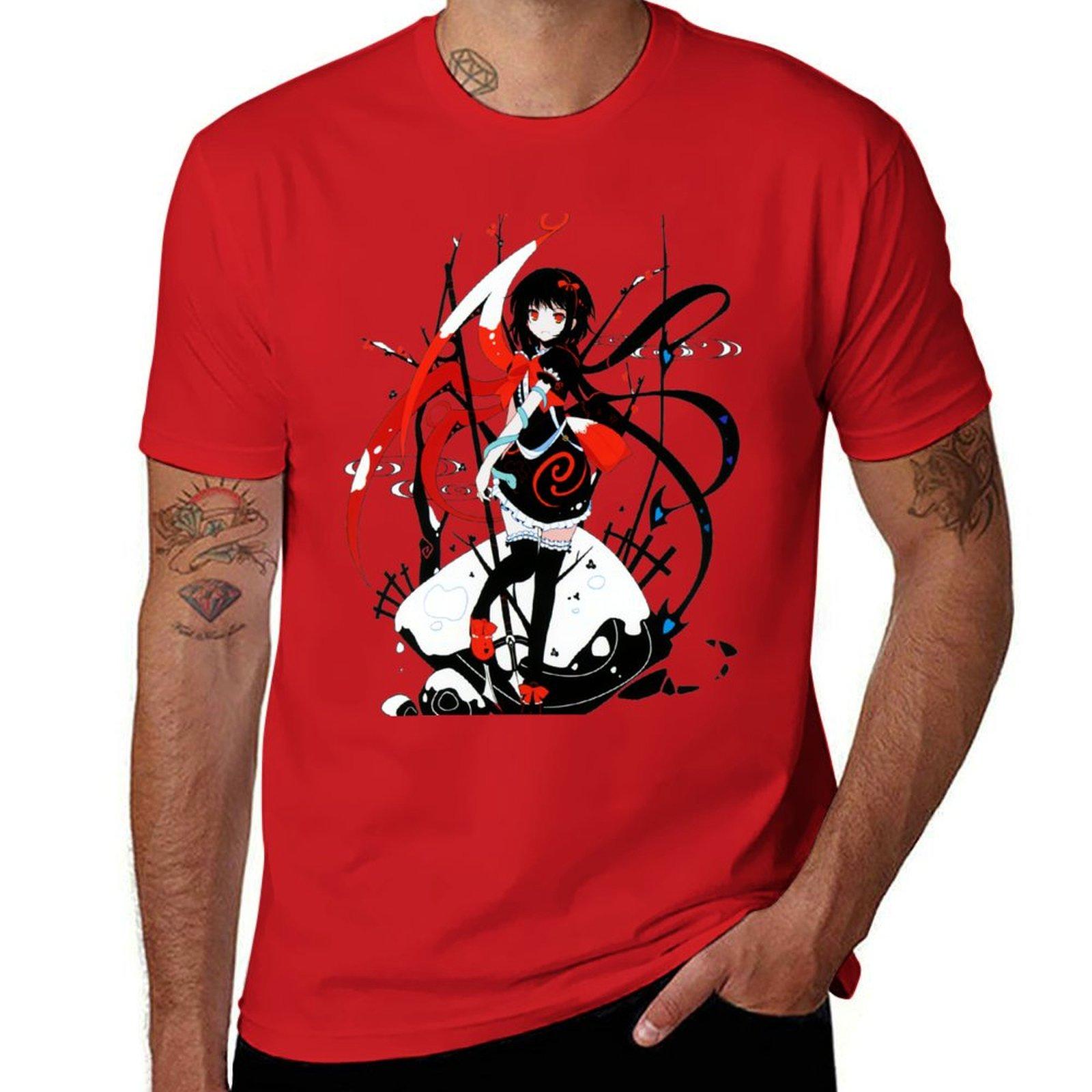 

Touhou Project Хуужю Ню Футболка быстросохнущая индивидуальные оверсайз Короткий рукав мужские футболки большого размера S