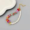 French Small Fresh Color Crystal Bracelet Women'S Premium Fresh Water Clavicle Chain