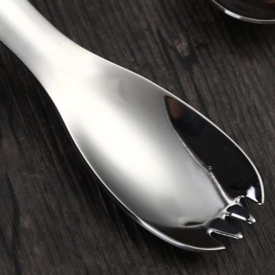 Desert Spoon Multi-function Easy to Grip Anti-slip Mini 304 Stainless Steel Cartoon Cat Shape Ice Cream Salad Coffee Spoon for Home