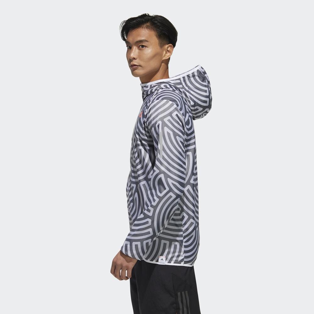 Adidas X Hiroko Takahashi Vzor Loga Mikina s Kapucí Pánská Svrchní Oblečení Šedá GD5028