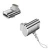 Magnetic Charging Adapter Type C To 3 Pin Secure Connection LED Indicator 3 Color Variants Portable Keyring Accessory