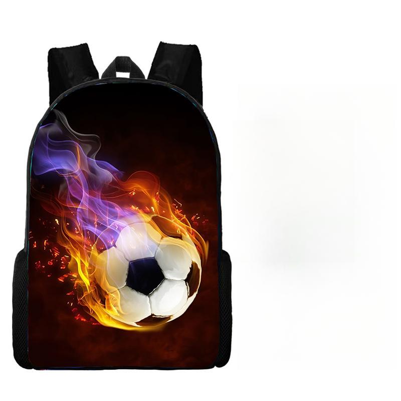 İlk ve Ortaokul Çocukları Erkek ve Kız Çocuklar için Futbol Okul Çantası Çift Omuz ve Sırt