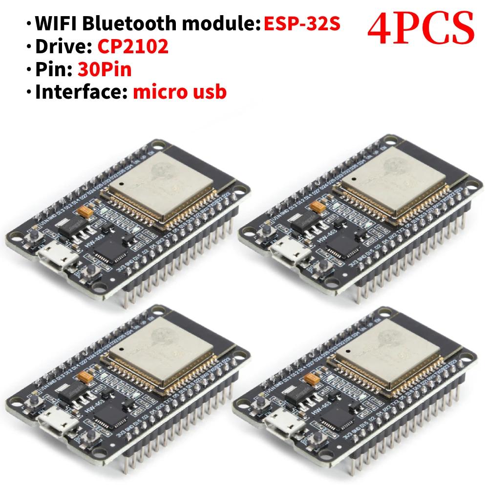 ESP32 WROOM-32 Development Board 5V TYPE-C CH340C WiFi+Bluetooth Ultra-Low Power Consumption SPI Flash 32Mbits Wireless Module