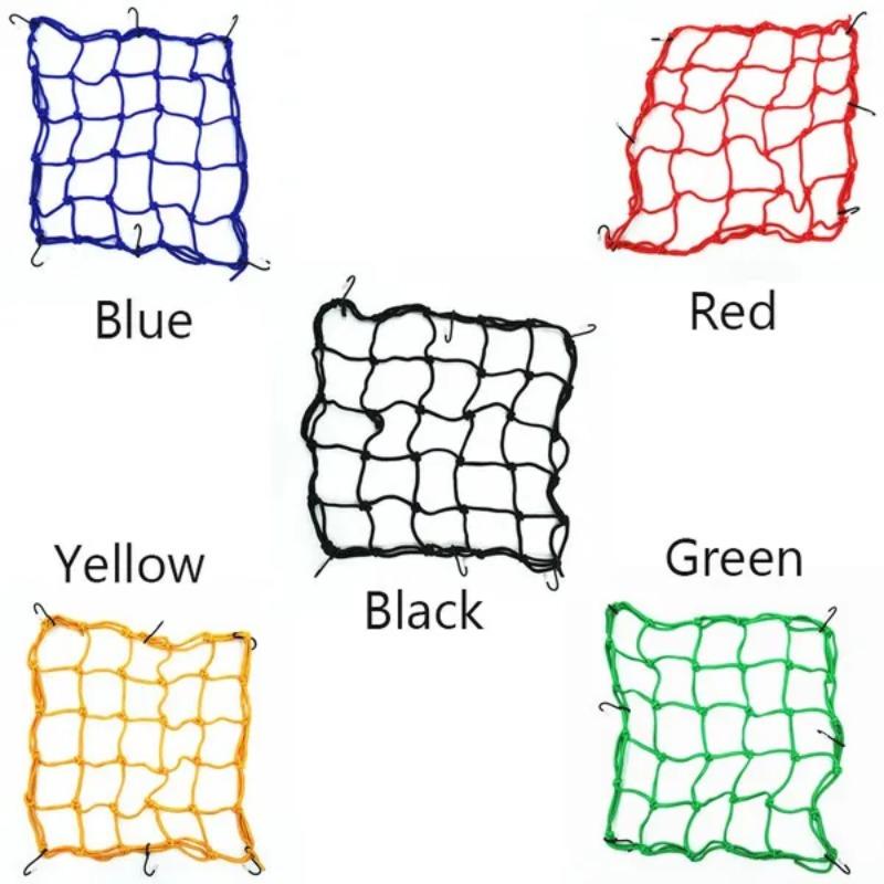 

1 шт. Универсальная сетка для хранения груза на мотоциклетный шлем, органайзер для багажа на мотоциклетный шлем, крючок, сетка(Не включая других) синий