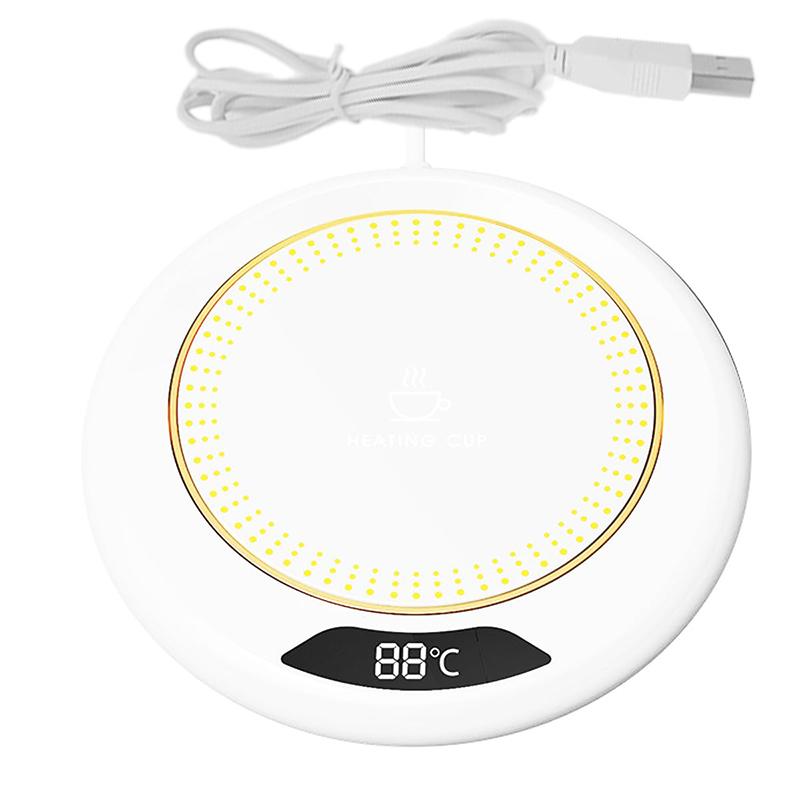 Coffee Mug Warmer Heated Coaster For Drinks Milk Tea Sandwiches Candles Smart Electric Beverage Warmer Desk Coffee Warmer