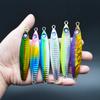 JIGGINGSOUL-RTS191- 60g  80g Casting Jigging Fishing Lures Sense Slow Pitch  Metal Saltwater Jig Bait Lead Fish Pesca