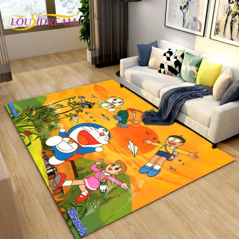 

Doraemon Japanese Anime Cartoon Area Rug,Carpet Rug for Living Room Bedroom Sofa Doormat Decoration, Kid Play Non-slip Floor Mat 40x60cm