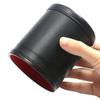 Dices Cup PU Leather Stable Sturdy Comfortable Hand Feeling Dices Shake Container Cup Professional For Table Board Game