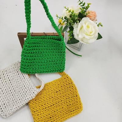 Fashionable Handmade Straw Woven Shoulder Tote Beach Bag