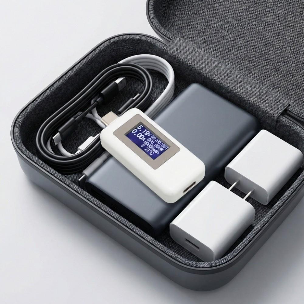 0-5.1A 4-30V 0-155W Type C Voltage Current Power Meter USB C Digital Multimeter Charger Detection