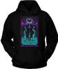 The Morrigan Hoodie Death Tarot Card Gothic Wicca Goddess Pagan Witch Sweatshirt