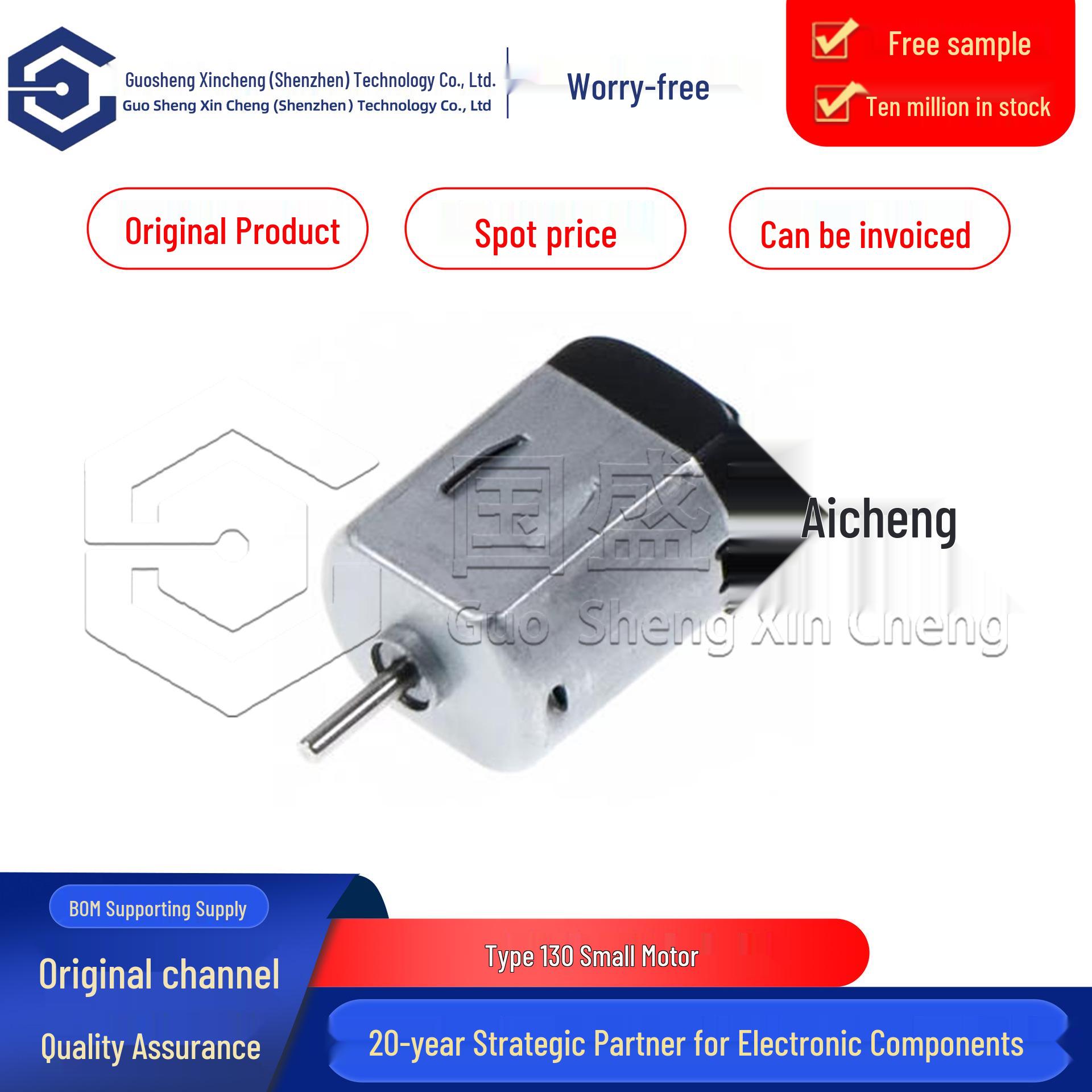 

Mini 130 DC Motor for Hair Dryer, Hot Air Gun & DIY Electric Drill
