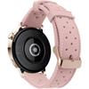 ERBORD Universal Silicone Strap 20mm, Tropic, Pink/Rose Gold Buckle