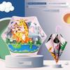 Safe and Cute Cartoon Children's Umbrella Primary School Kindergarten Sunny and Rainy Dual-Use Boy and Girl Baby School Dedicated Umbrella