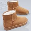 [Customized] RU111 snow boots women's winter velvet bread shoes 2025 new non-slip 5854 snow cotton short boots