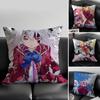 H-Hikikomari Kyuketsuki Pillow Anime Cushion Cover Pillow Case Anti-Dustmite Invisible Zipper Silky Plush Cushion