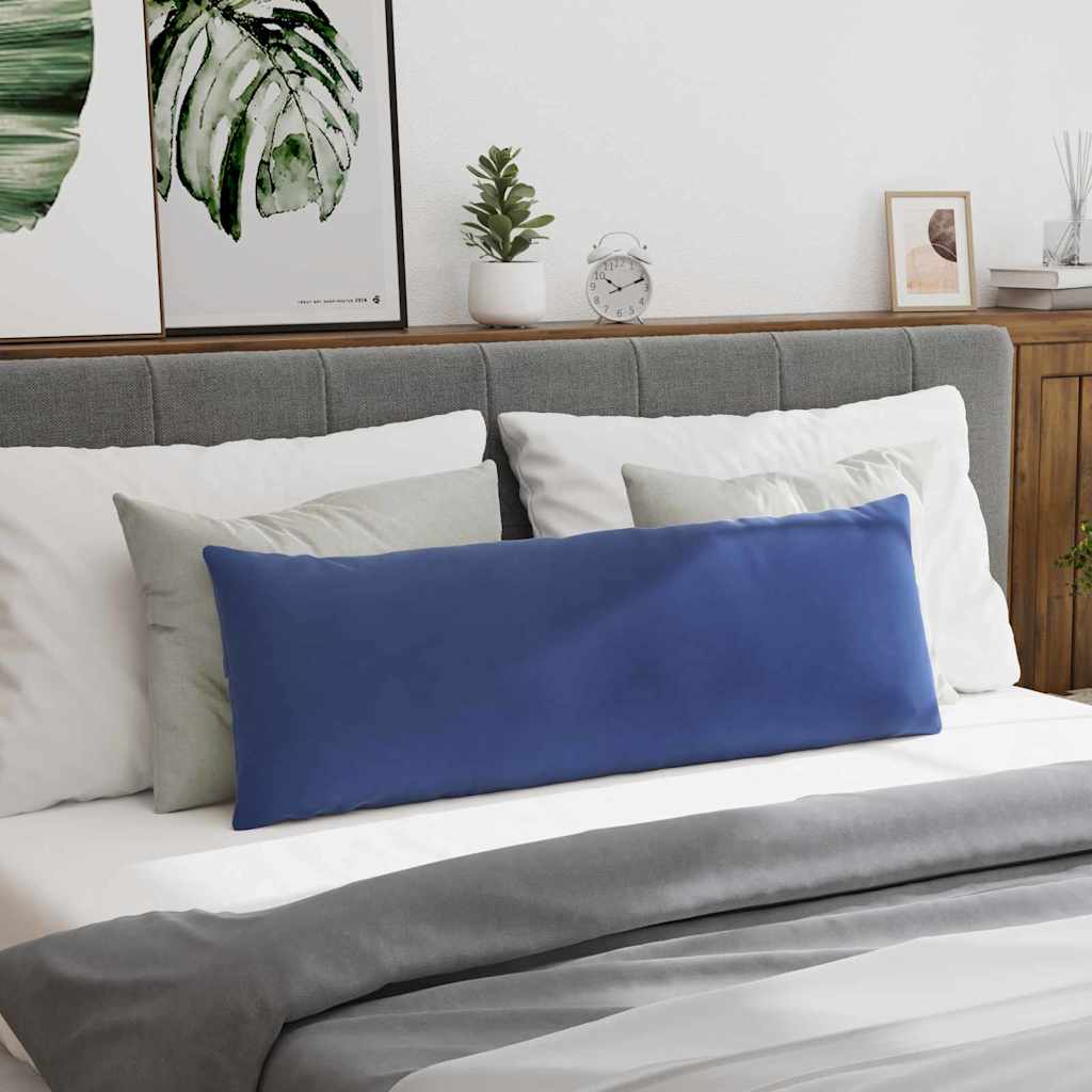 Sofa Cushions 2 Pieces Police Blue 120 X 40 Cm Cord Fabric