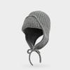 Warm Cozy Knitted Ear Flap Hat Cute Cherry Decor Perfect For Winter Outdoor Wear Women Teen Girls
