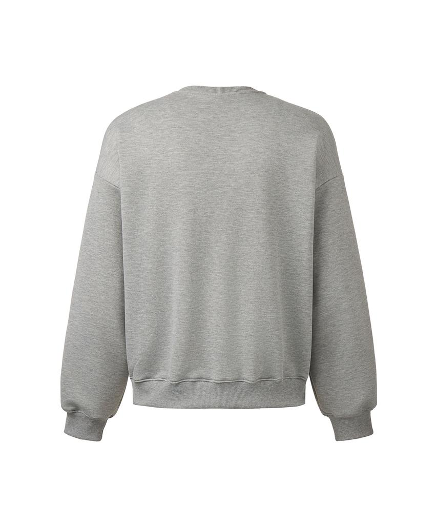 Mihag Ivy League Track Line Sweatshirt (Gray)