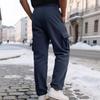 European and American Multi-pocket Jogging Pants Autumn Sports Corduroy Men's Casual Pants