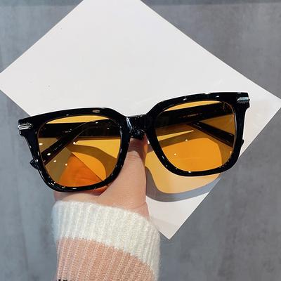 Okulary przeciwsłoneczne w stylu koreańskim Damskie Modne Kwadratowe Ochrona UV Damskie Okulary Przeciwsłoneczne Jazda Podróżowanie Męskie Damskie Okulary Przeciwsłoneczne