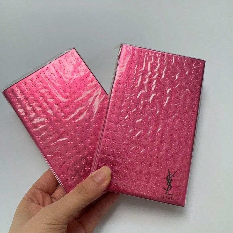 Notes YSL: Przenośny do użytku w podróży, Elegancka różowa książka