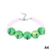 Resin Simulation Fruit Bracelet Beaded Dopamine Beads Bracelet Fruit Summer Jewelry For Women Girls Daily Wear