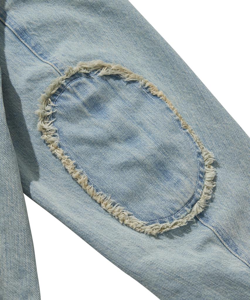 Libere Denim Biker Jacket / Bule