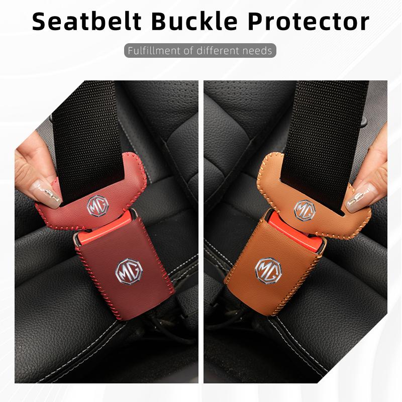 Auto Seatbelt Buckle Cover Car Accessories For MG Morris Garages 6 3 5 7 TF ZR ZS HS GS GT Hector RX5 RX8 350 550 Gundam