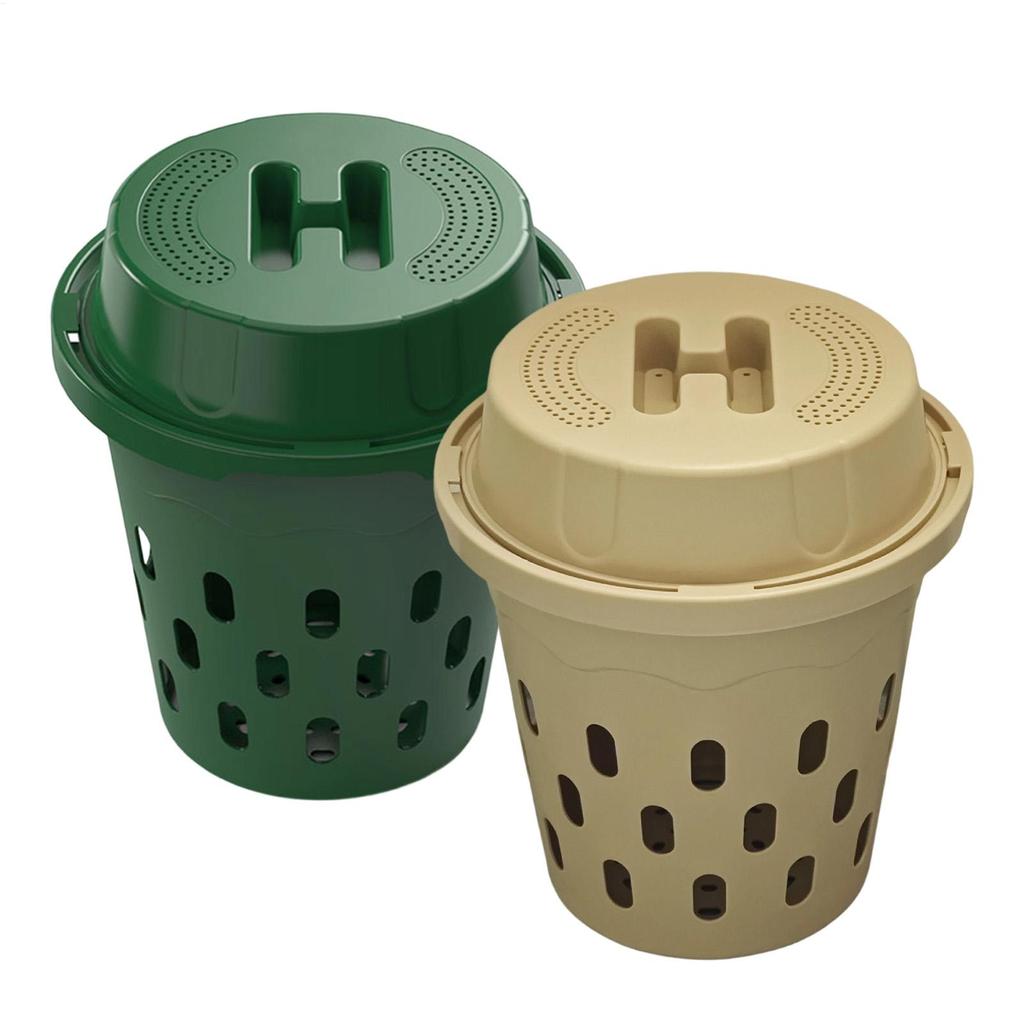 Outdoor Backyard Compost Bin Underground Worm Farm Compost Bin Kit For Home Garden And Lawn Care Inground Insect Composter