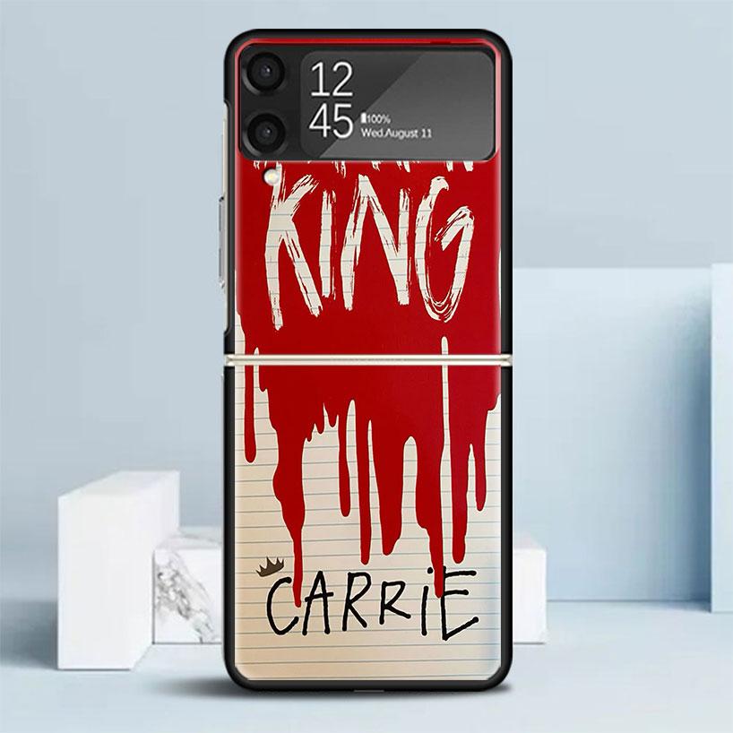 Stephen King The Dark Tower Black Cover for Samsung Galaxy Z Flip 7 6 5 4 3 5G Phone Case Flip7 Flip6 Flip5 Flip4 Flip3 Pattern