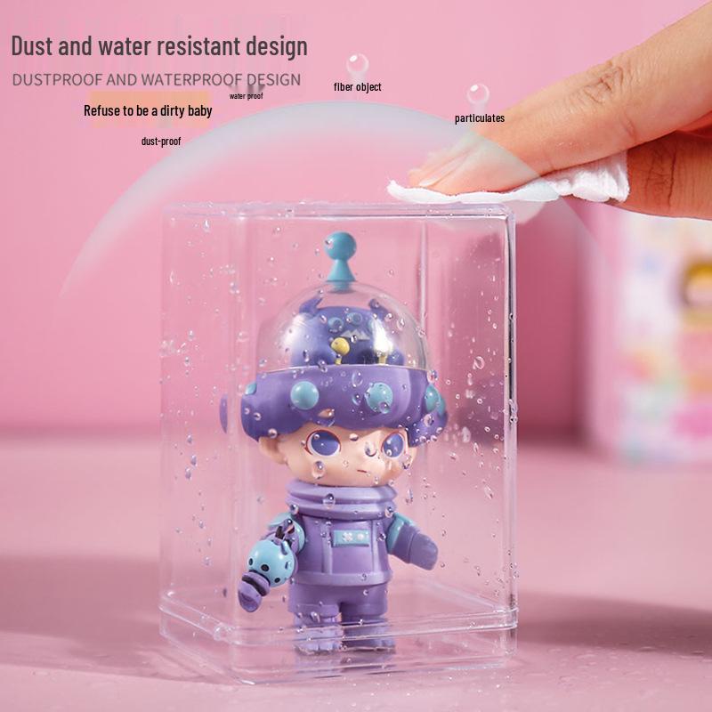 Transparent Dustproof Display Box for LEGO Figures and POP MART Dolls