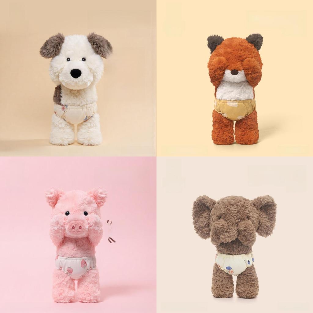 Classic Elephant Plush Toy With Pp Cotton Filling For Kids Safe Comfort