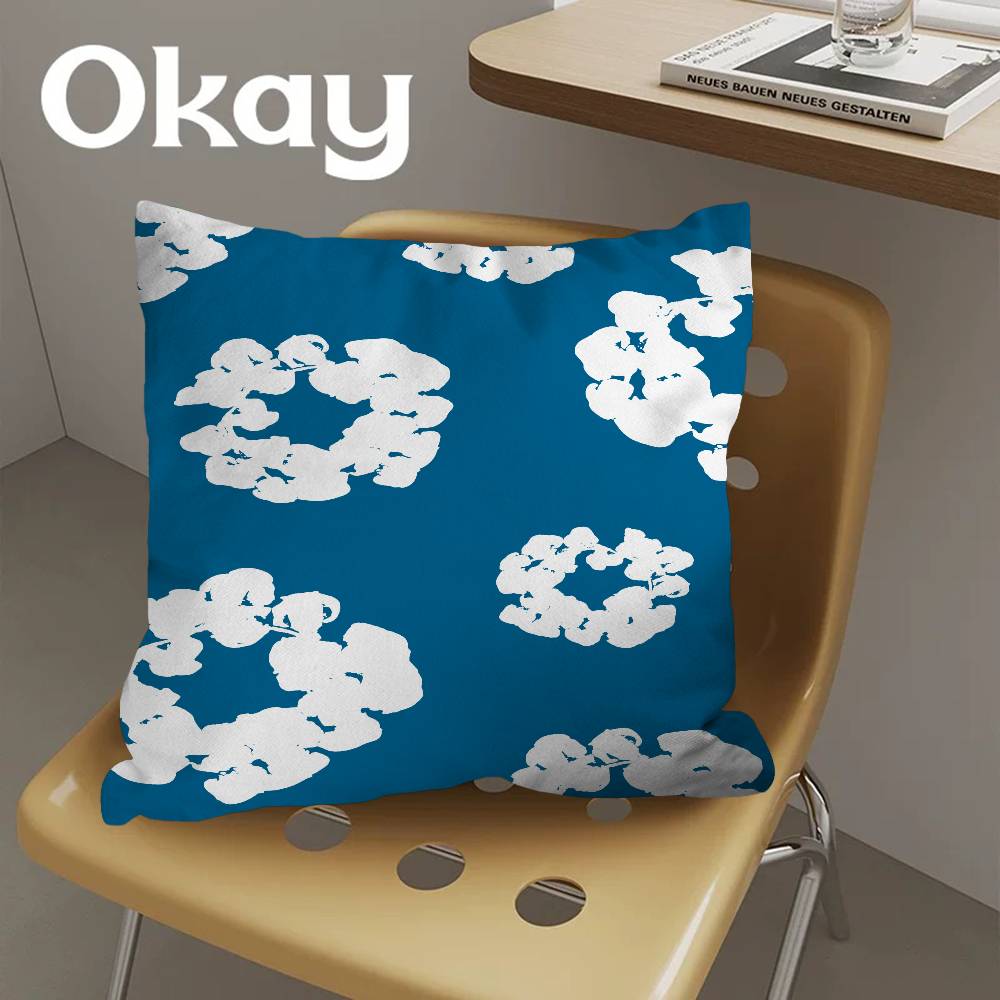 Luxus D-Denim T-Tears Kissenbezug Auto Dekokissenbezug Für Sofa Auto Weihnachtsgeschenk 40x40cm 45x45cm