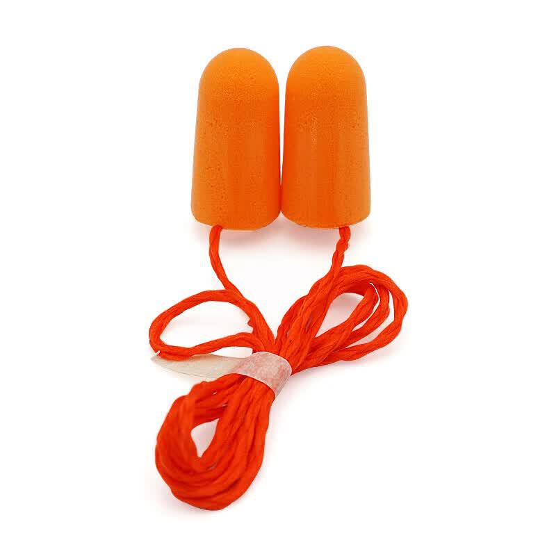 QinPeng 1110 Noise Cancelling Wired Earplugs, 100 Pairs
