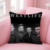 W-Westlifes Hot Band Cushion Cover Comfortable Reversible Pillow Cover Ideal For Car Sofa Bedroom & Beyond