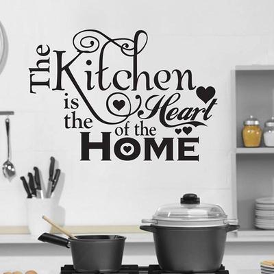 Kitchen Heart Home Quote Wall Stickers Art Dining Room Removable Wall Stickers Art Dining Room Removable