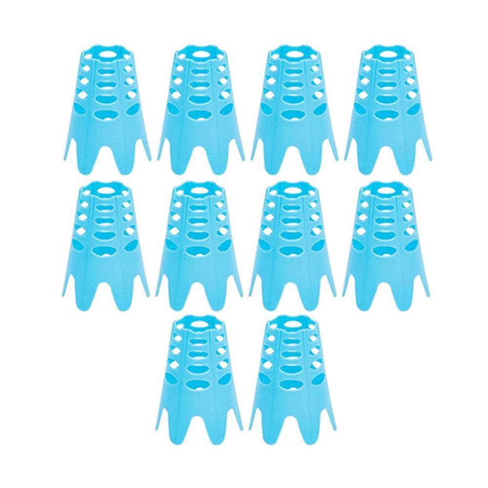 

10PCS Portable Plastic Golf Home Range Golf Tees Golf Holder Training Tool Practice Tool Blue-10Pcs-L