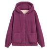 Velvet Fleece Hoodie Women's Thickened Loose Zipper Cardigan Outerwear Autumn Winter Casual Streetwear