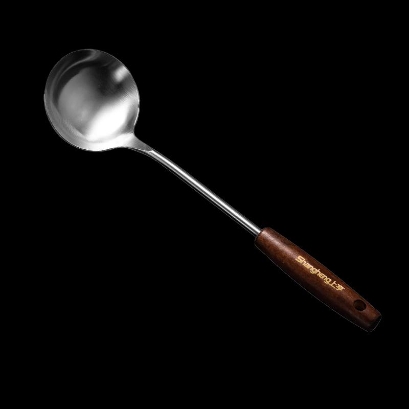 304 Stainless Steel Soup Ladle with Wooden Handle